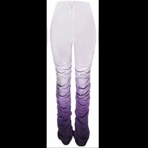 Grape Punch 2-Tone Stacked Pants 🍇